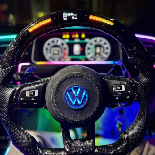 Custom steering wheel